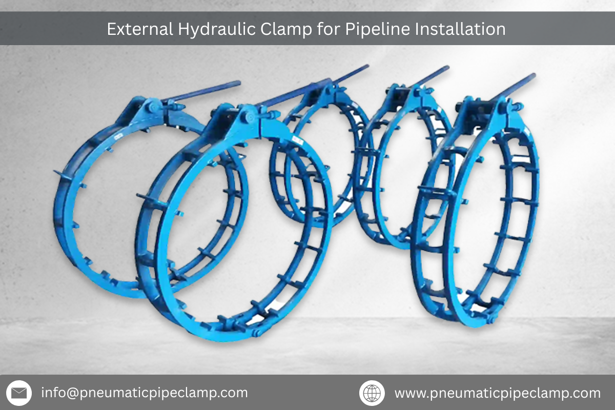 External Hydraulic Clamp for Pipeline Installation