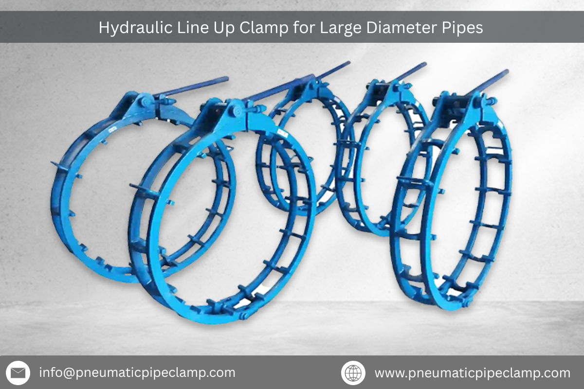 Hydraulic Line Up Clamp for Large Diameter Pipes