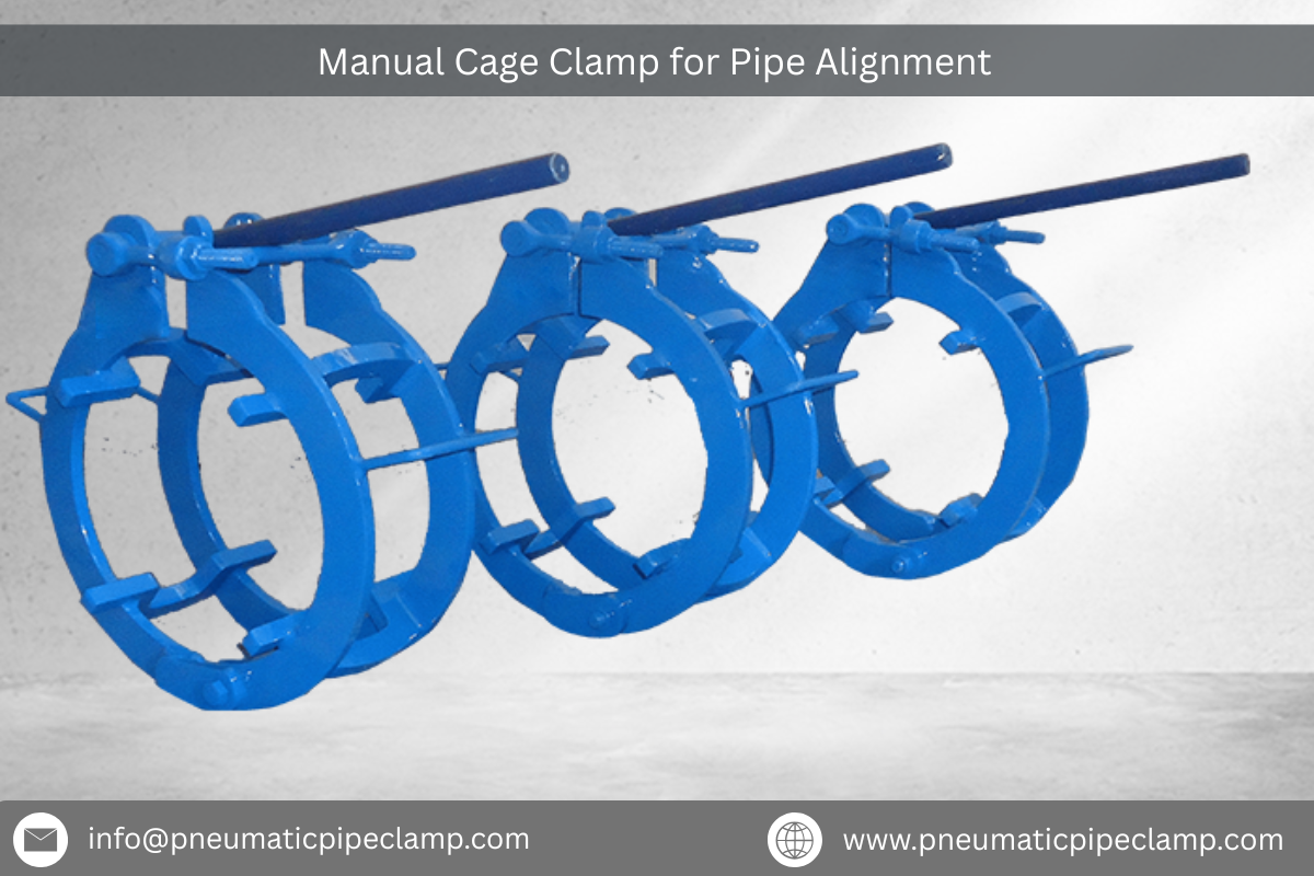 Manual Cage Clamp for Pipe Alignment